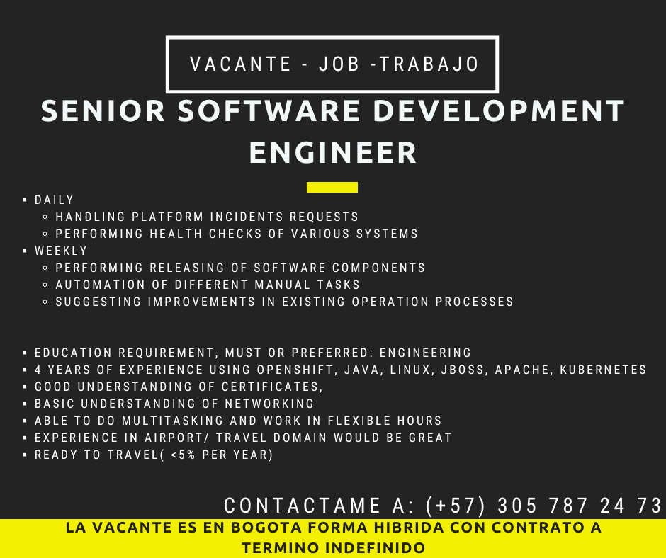 Senior Software Development Engineer