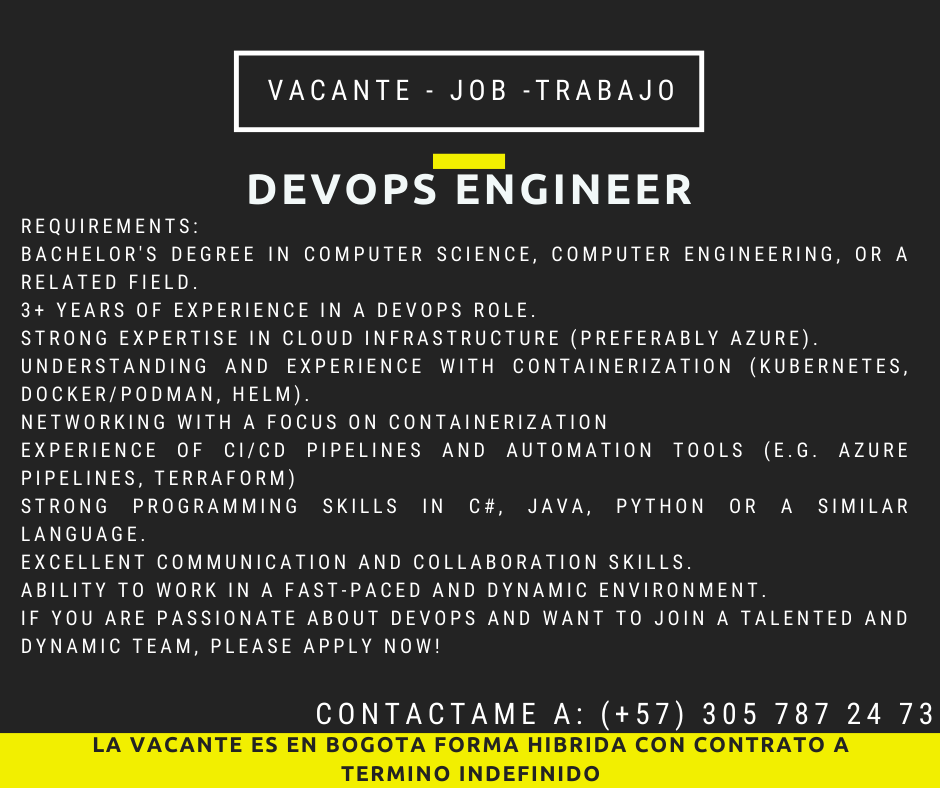 DevOps Engineer JOB