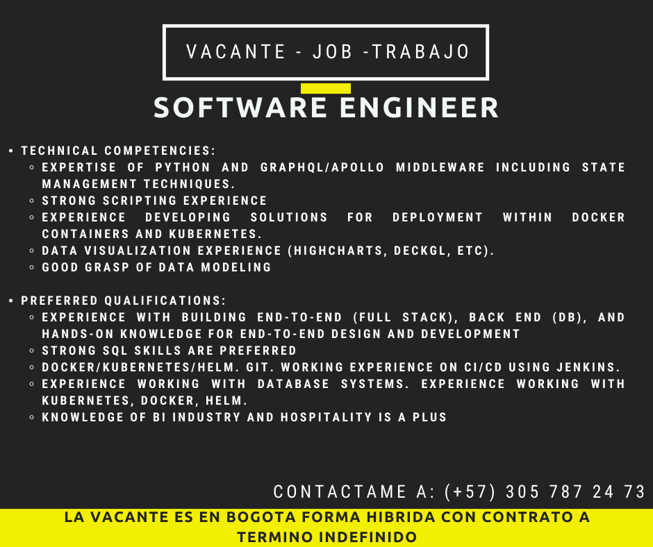 Software Engineer Job